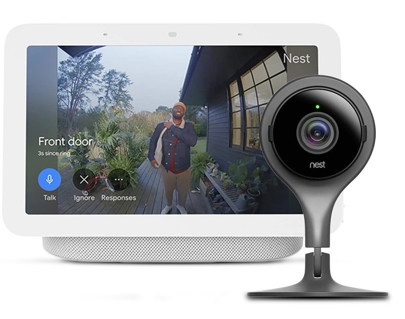 nest camera on google hub